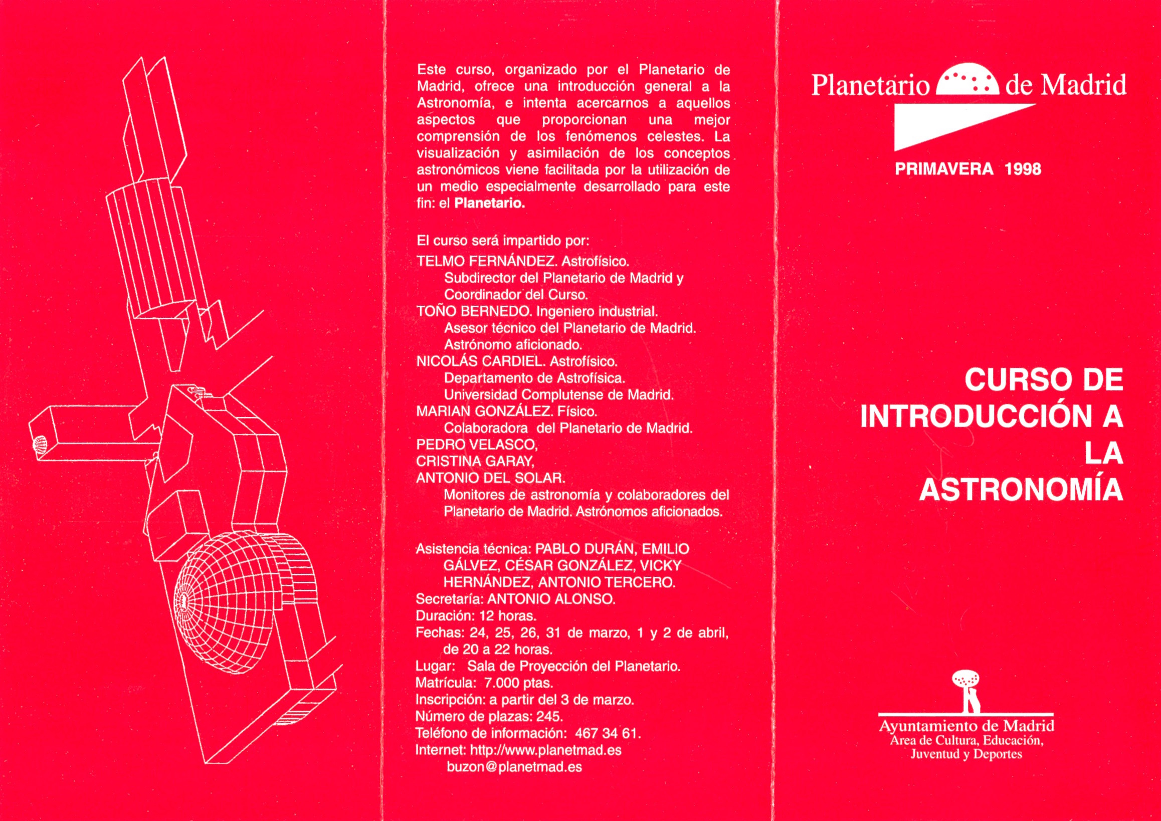 curso planetario 1998