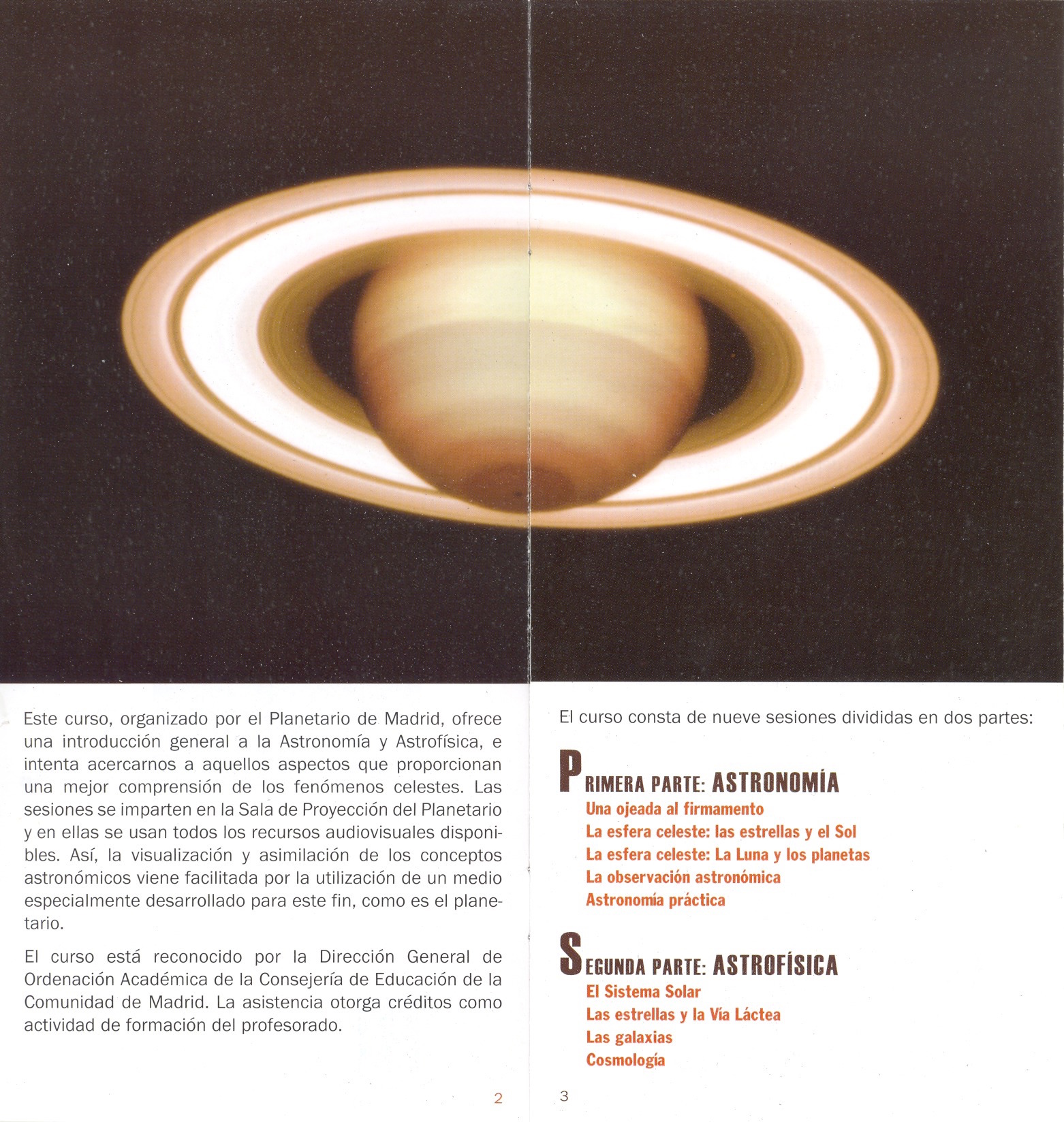 curso planetario 2006