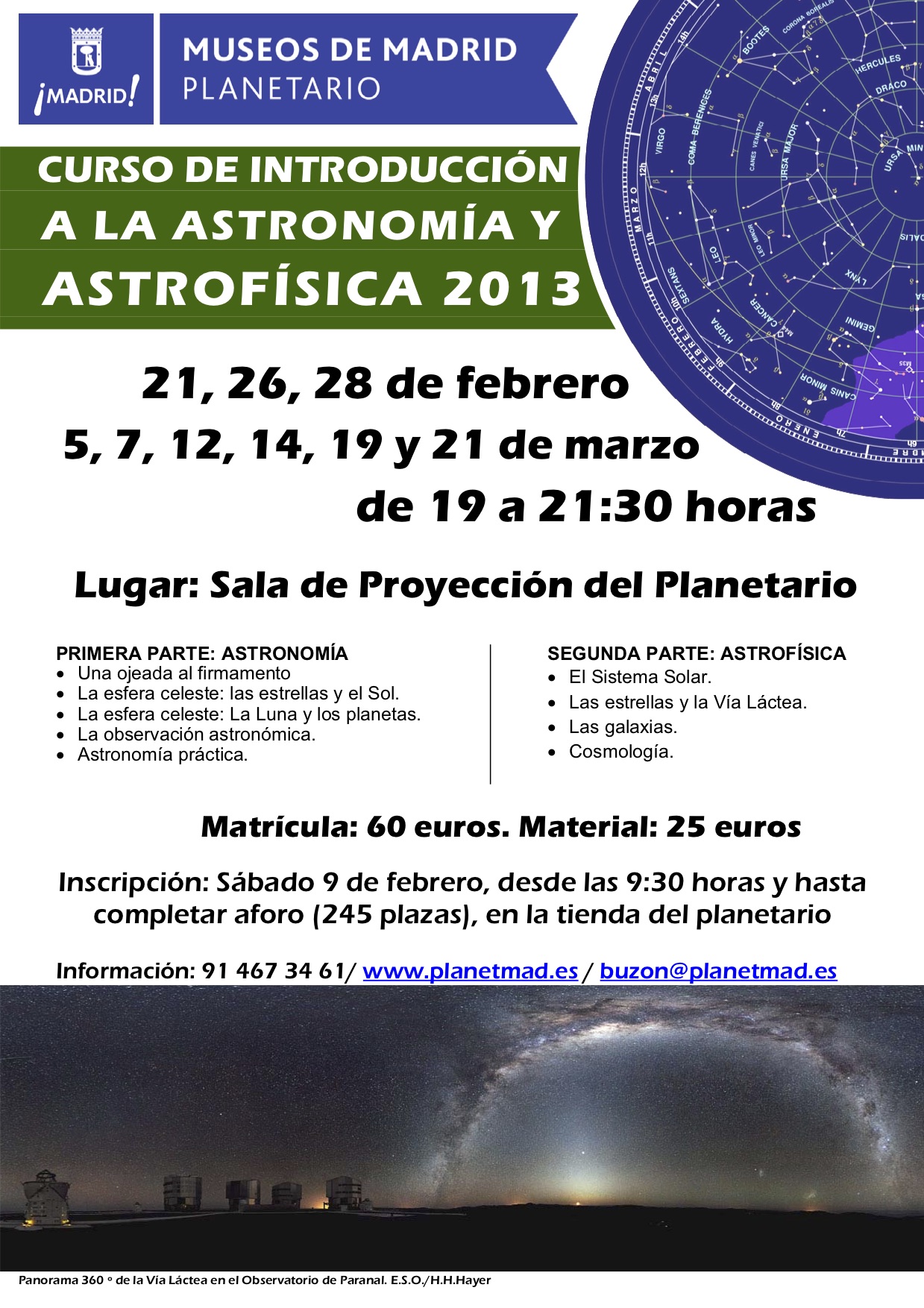 curso planetario 2013